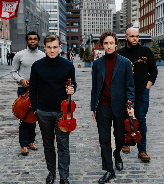 Isidore Quartet playing for Cleveland Chamber Music Society in Ohio