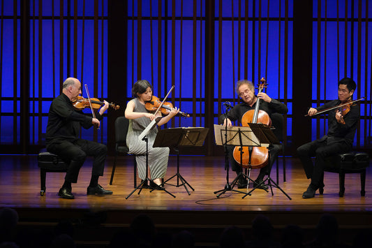 Takacs Quartet playing for Cleveland Chamber Music Society in Ohio